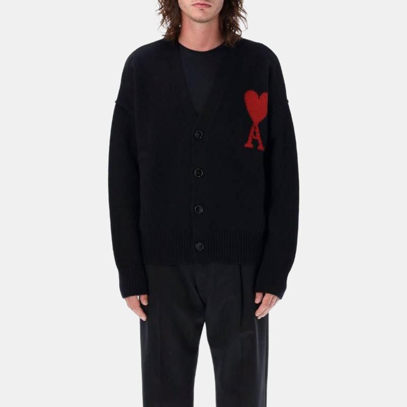 【代購】Ami Paris Ami De Coeur Cardigan BFUKC006018-009