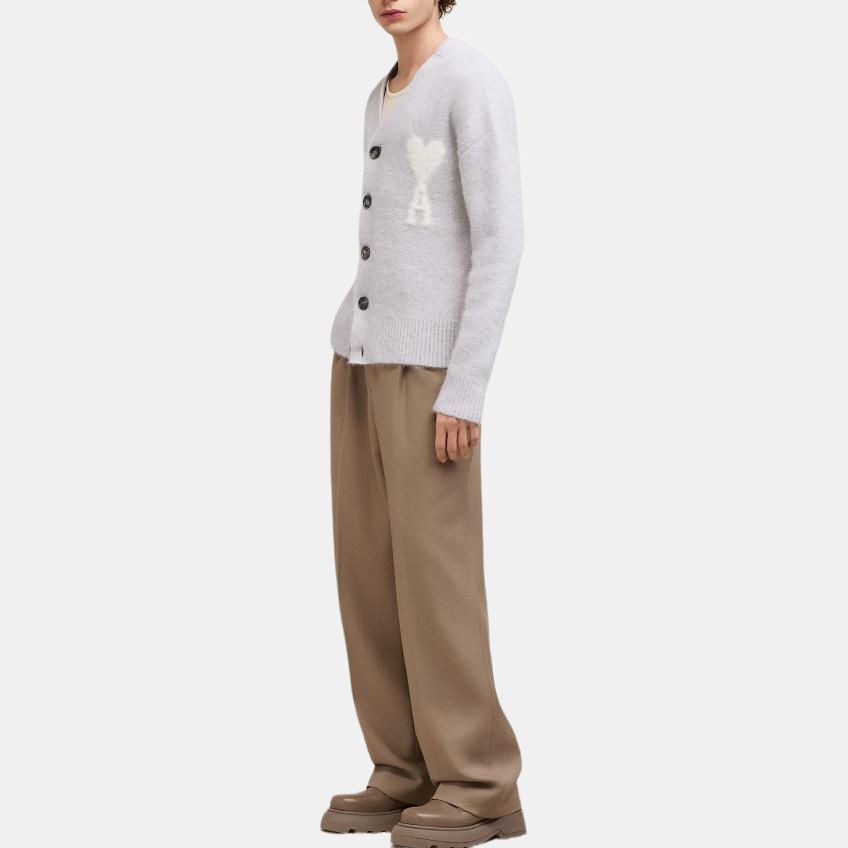 【代購】AMIPARIS Paris Ami De Coeur Knitted Buttoned Cardigan UKC025KN0032-090