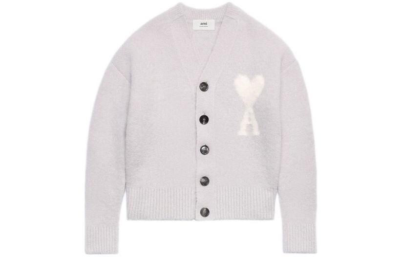 【代購】AMIPARIS Paris Ami De Coeur Knitted Buttoned Cardigan UKC025KN0032-090