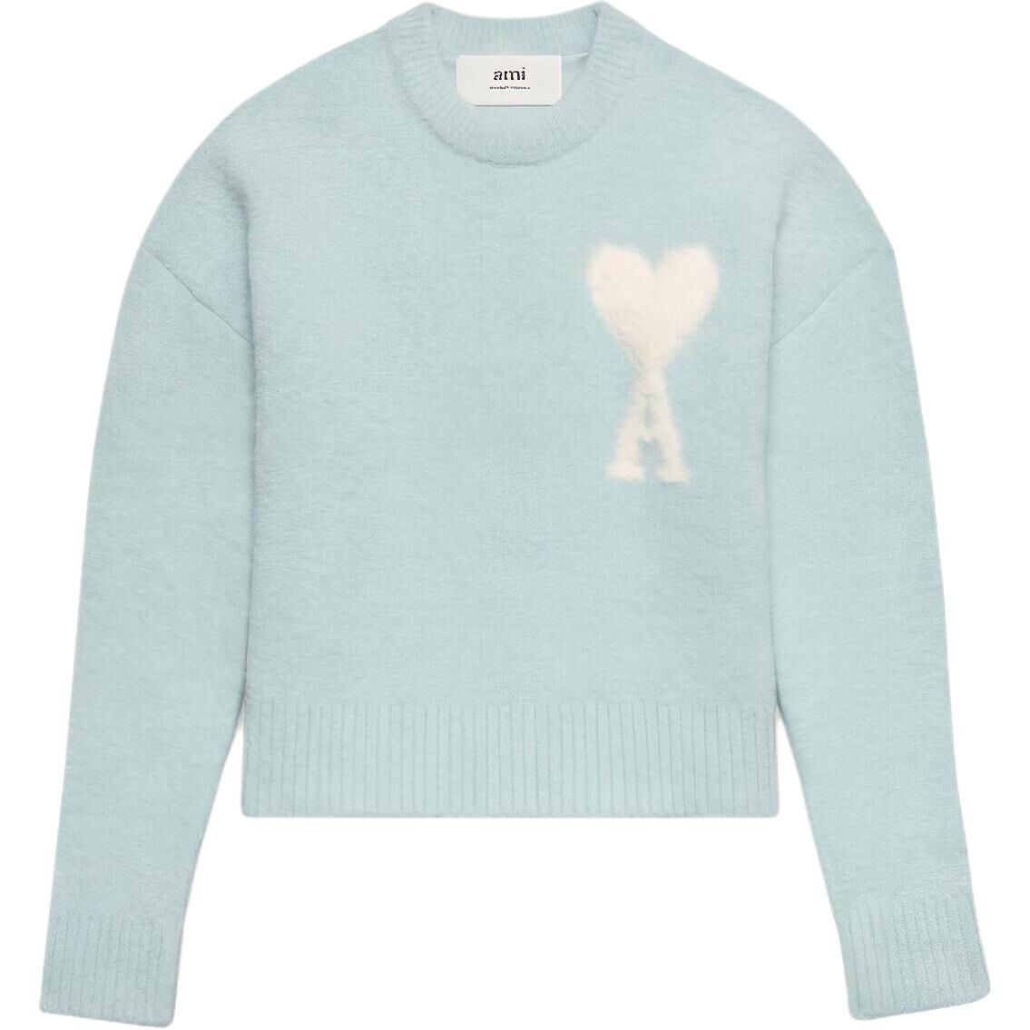 【代購】AMI Paris Cloudy Wool Ami De Coeur Jumper H23UKS025KN0032