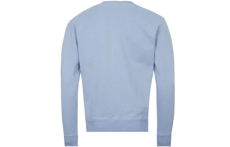 【代購】AMIPARIS Sweatshirts Men's Light Blue Crew Neck Moderate Heavyweight E21HJ007730-459