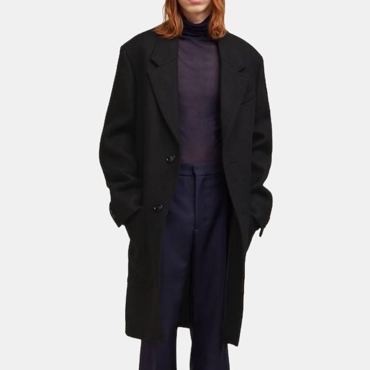 【代購】Ami Paris Single Breasted Long Coat HCO005WV0020001