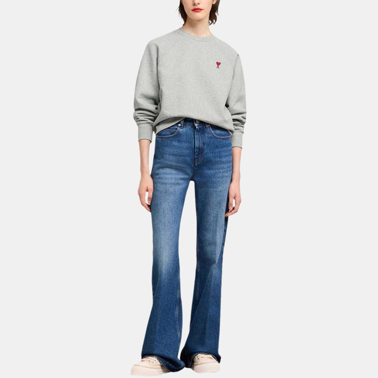 【代購】Ami Paris Ami De Coeur Organic cotton Sweatshirt E24BFUSW005747-0951