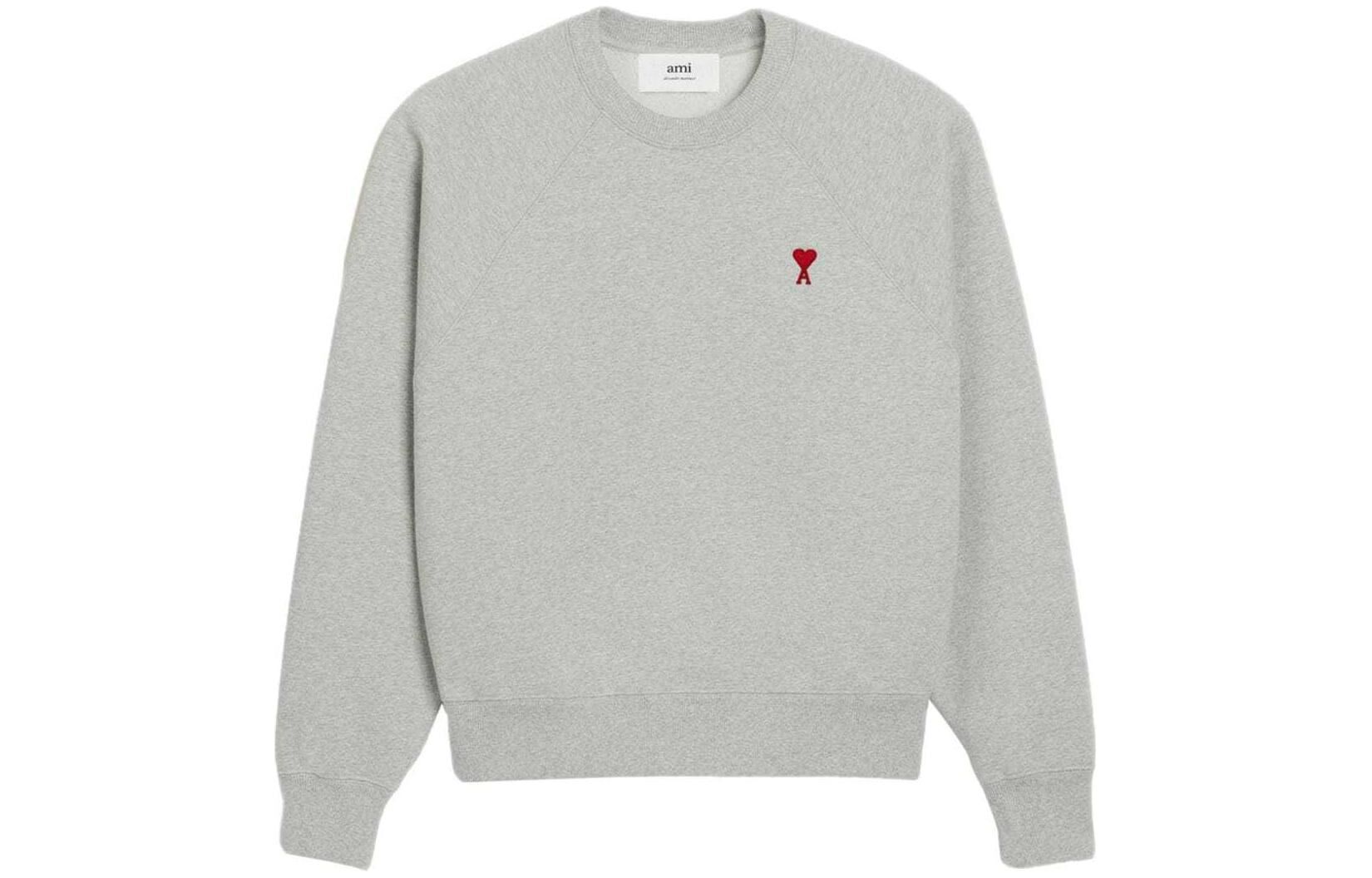 【代購】Ami Paris Ami De Coeur Organic cotton Sweatshirt E24BFUSW005747-0951