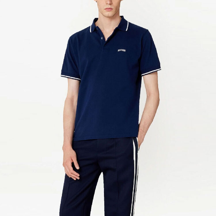 【代購】AMI Paris Ami De Coeur Logo Embroidered Polo Shirt HPL002JE0001-491