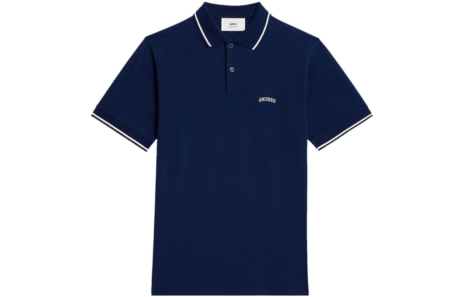 【代購】AMI Paris Ami De Coeur Logo Embroidered Polo Shirt HPL002JE0001-491