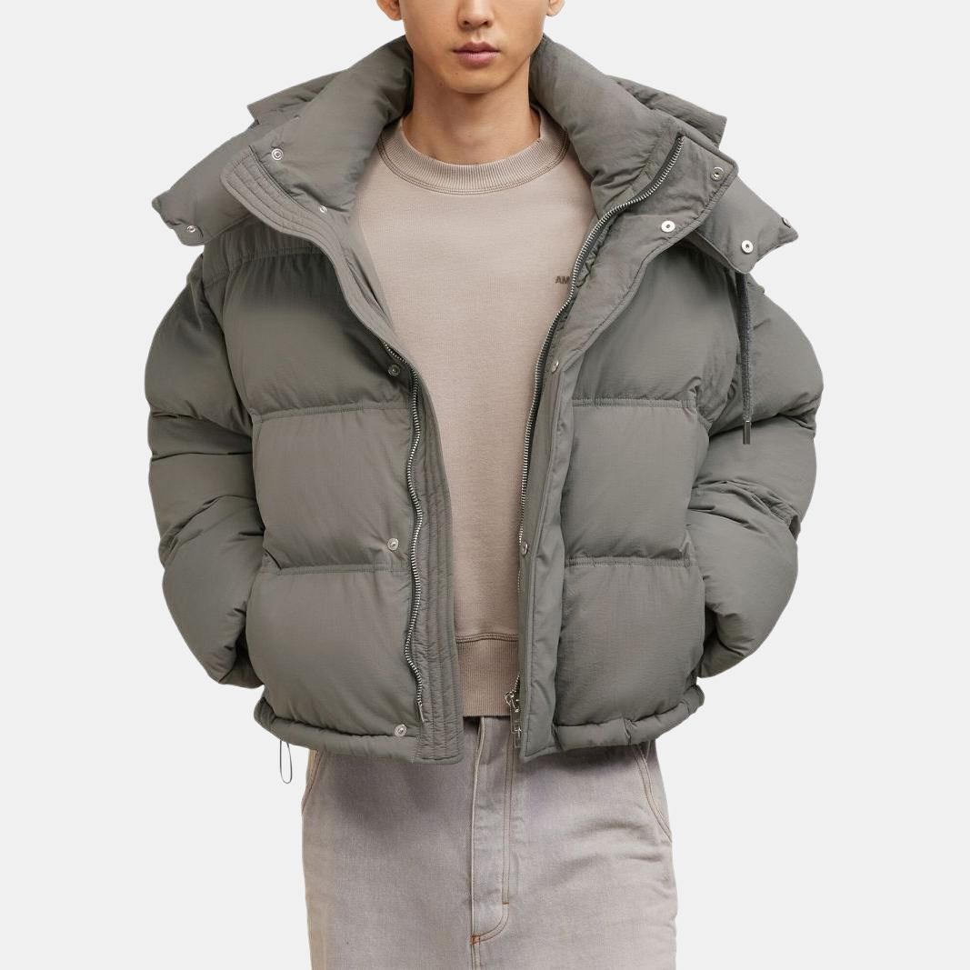 【代購】AMIPARIS Down Jacket Men's Gray UJK402PA0009087