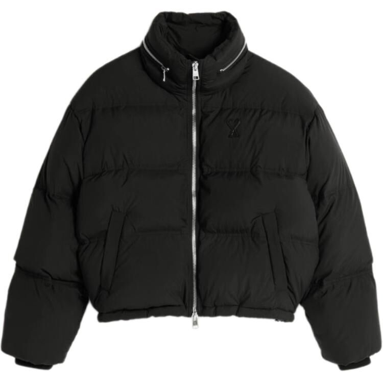 【代購】Ami Paris Ami De Coeur Quilted Puffer Jacket HJK403PA0009-001