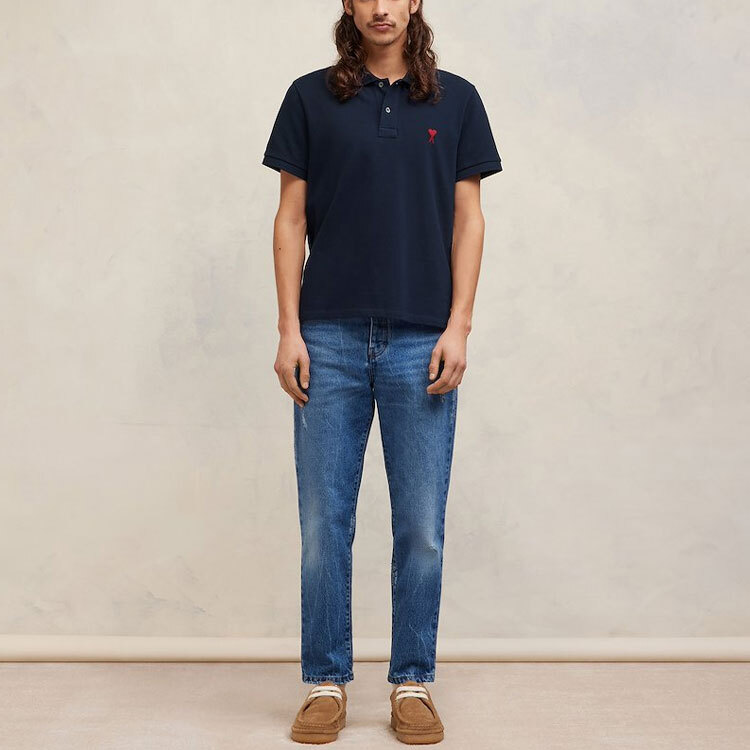【代購】AMIPARIS Polo Shirt Unisex Blue UPL001760430