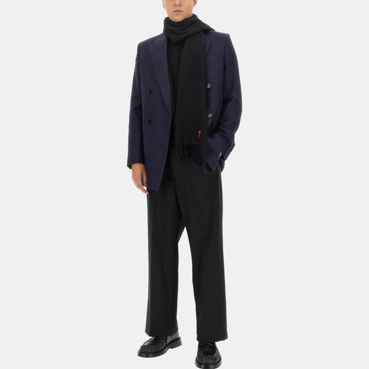 【代購】Ami Paris V Neck Double Breasted Tailored Blazer HBV311WV0026-430