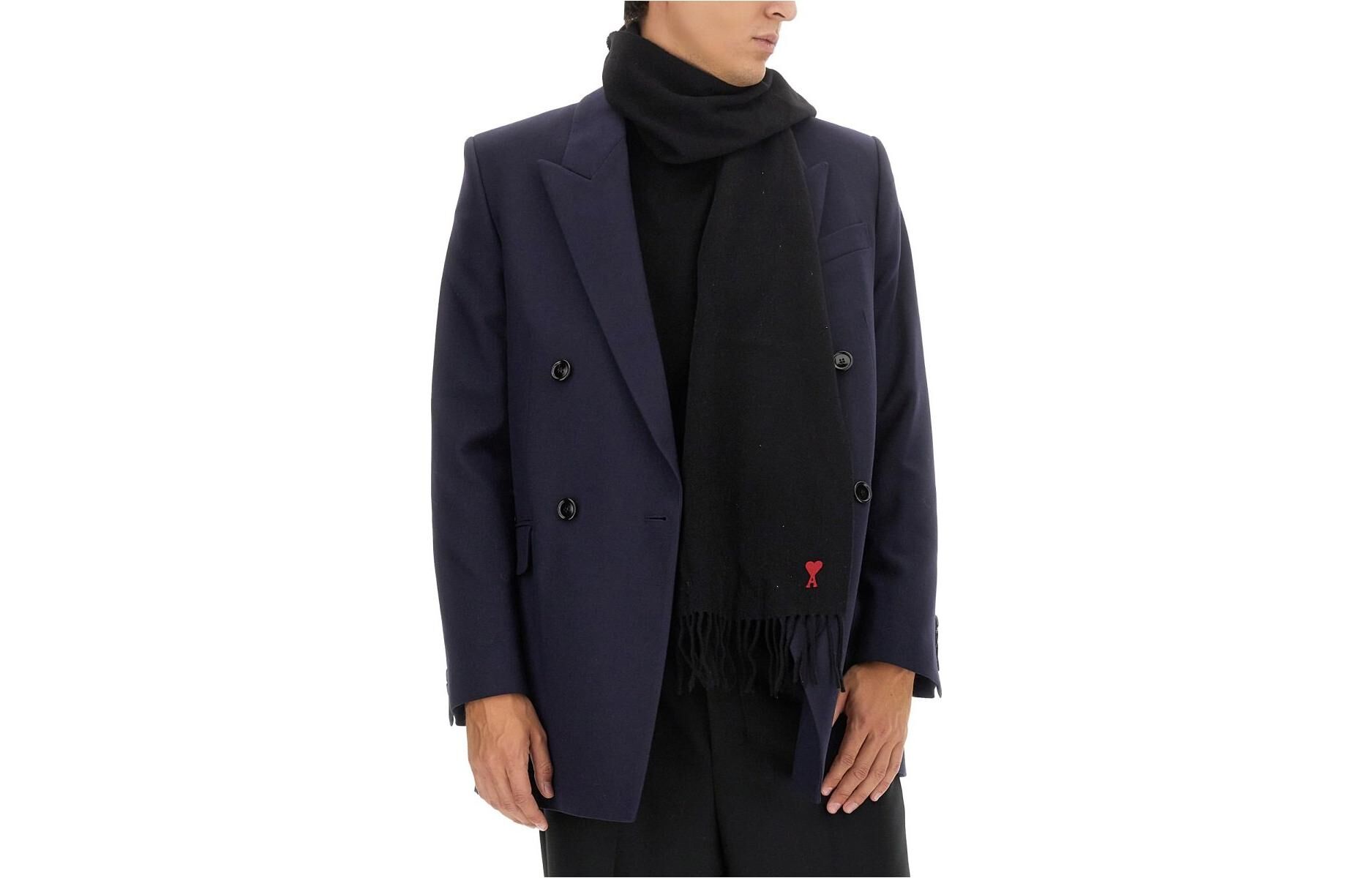 【代購】Ami Paris V Neck Double Breasted Tailored Blazer HBV311WV0026-430