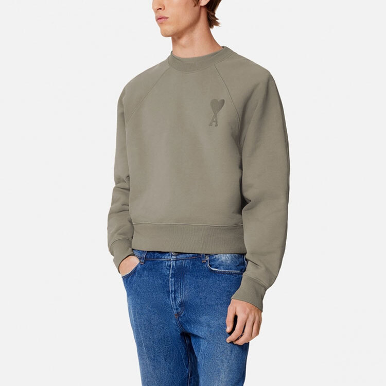 【代購】AMIPARIS SS22 Sweatshirt Unisex Dark Coffee USW002747-267