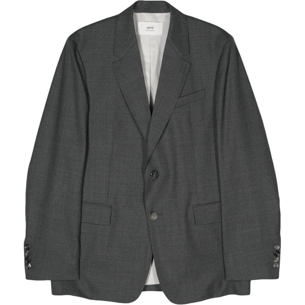 【代購】Amiparis virgin wool blazer HBV007WV0043-HEATHER GREY