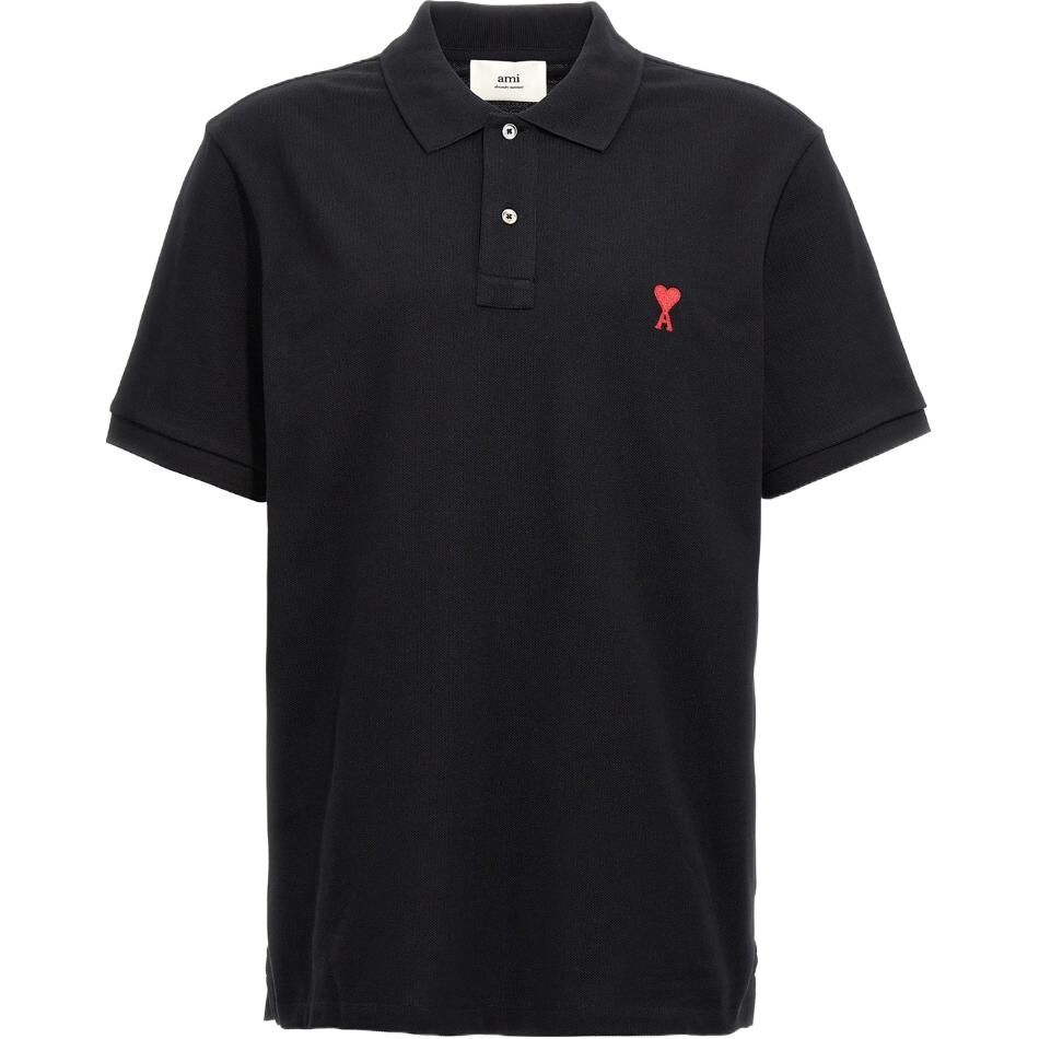 【代購】Ami Paris Ami De Coeur Logo Embroidered Polo Shirt BFUPL001760-001