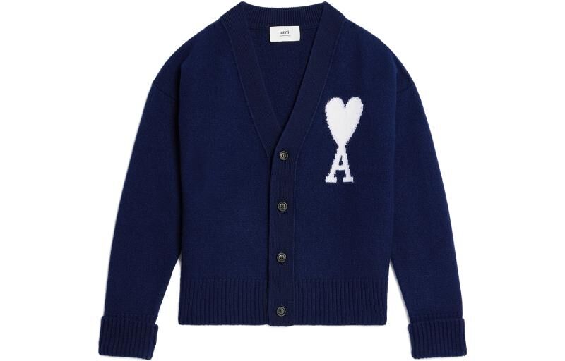 【代購】AMIPARIS SS23 Sweater Unisex Sailor Blue UKC0020181-493