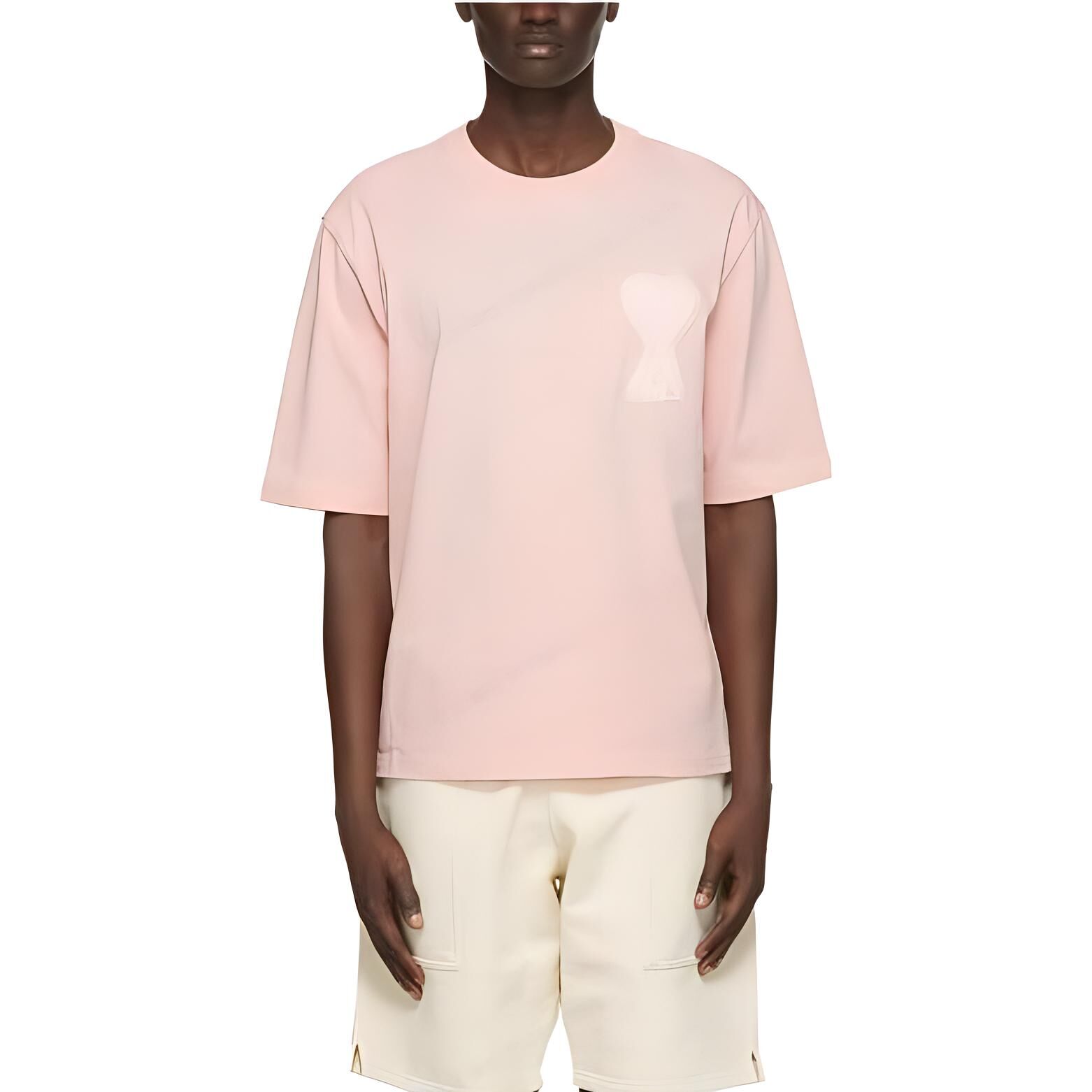 【代購】AMIPARIS T Shirt Unisex Light Pink SPEA20HJ137-726