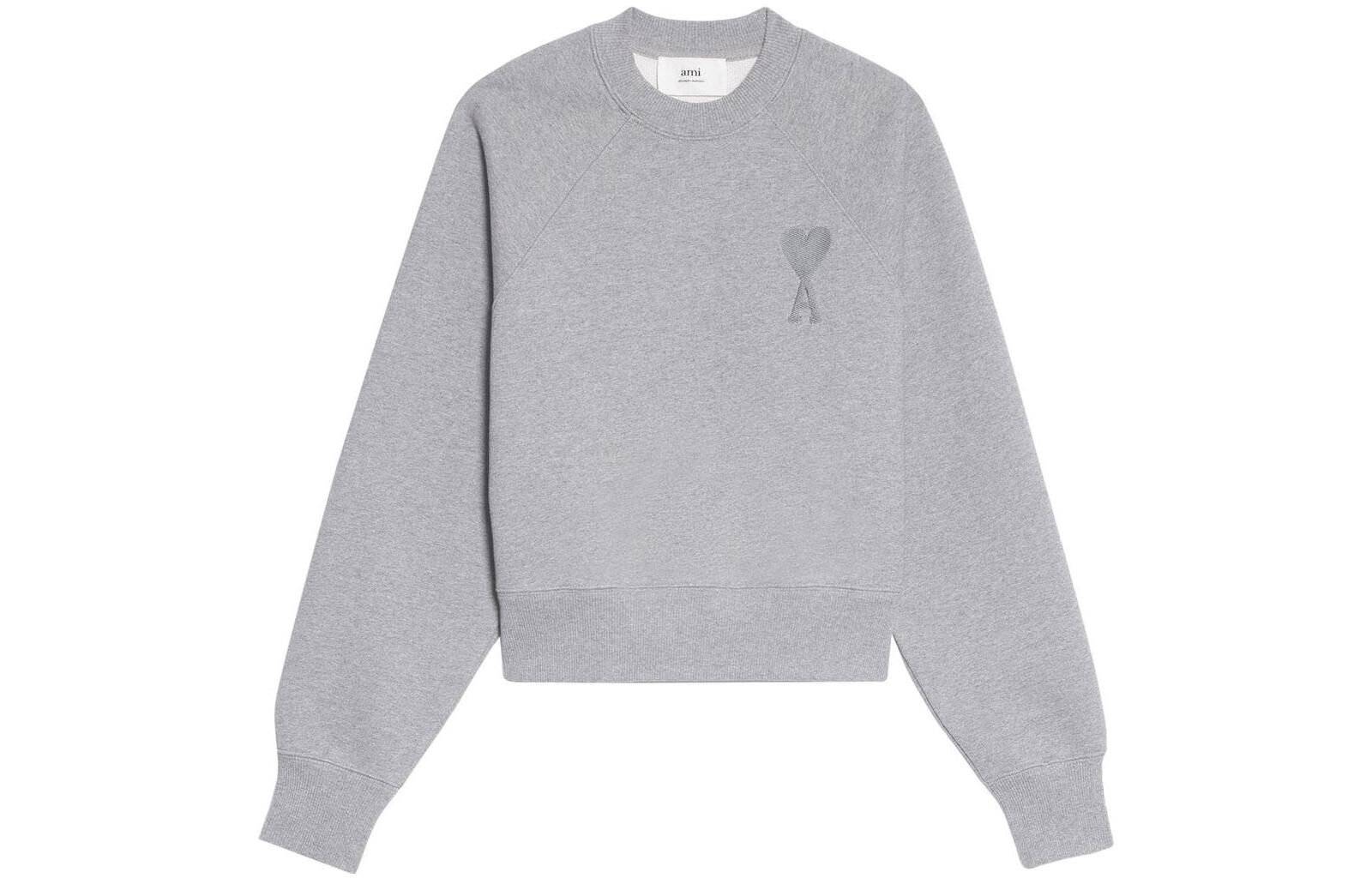 【代購】AMIPARIS FW22 Sweatshirt Unisex Gray USW002747-055