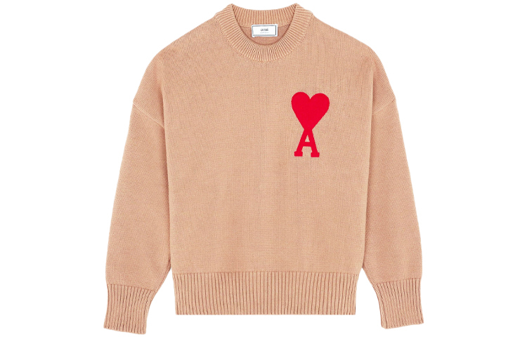 【代購】AMIPARIS SS21 Sweater Unisex Light Umber E21HK009016-250