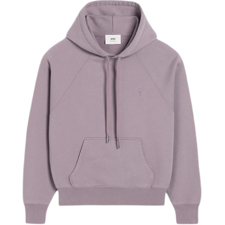 【代購】AMIPARIS Paris Ami De Coeur Logo-Embroidered Drawstring Hoodie USW240JE0091-04