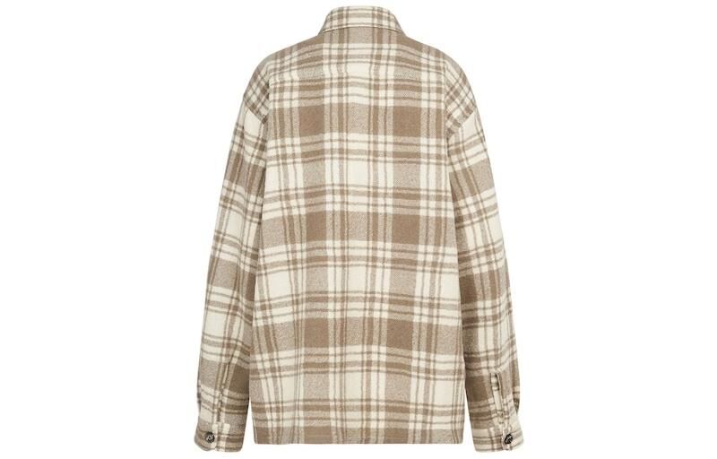 【代購】Ami Paris Checked Buttoned Up Overshirt UJK226WV0014187