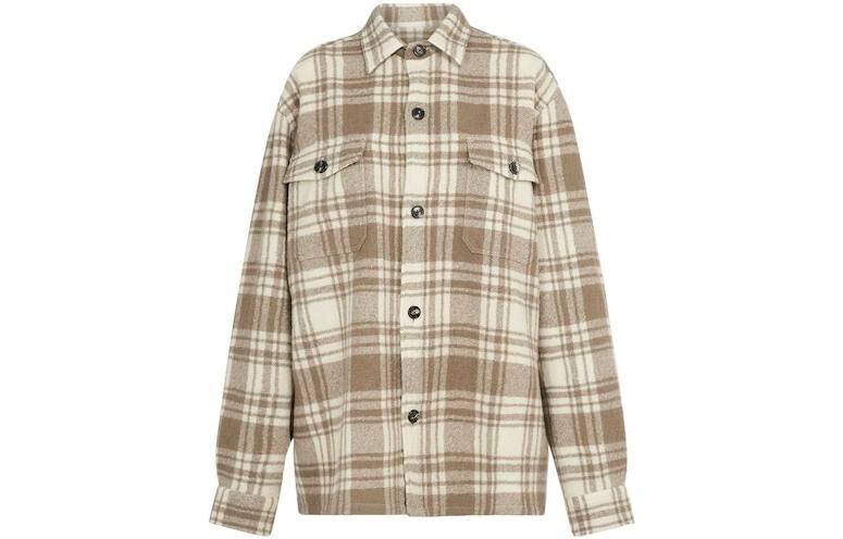 【代購】Ami Paris Checked Buttoned Up Overshirt UJK226WV0014187