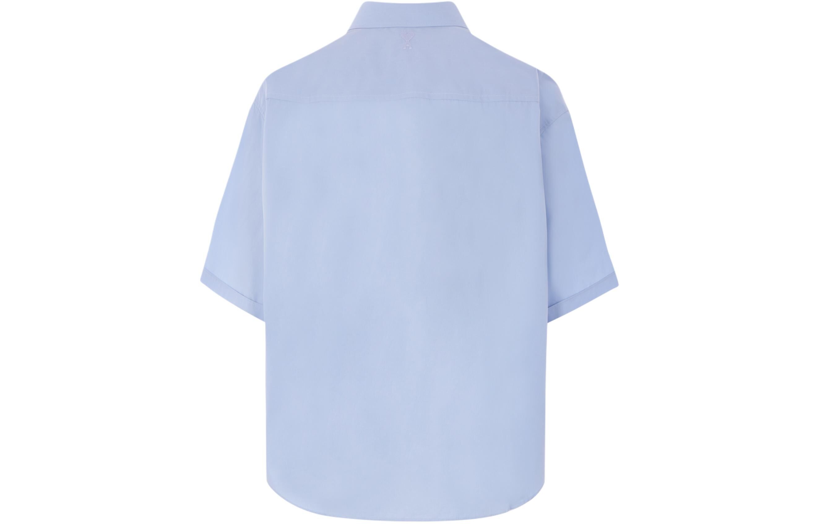 【代購】AMIPARIS Shirts Men's Blue Lapel Moderate Other HSH216CO0063-484