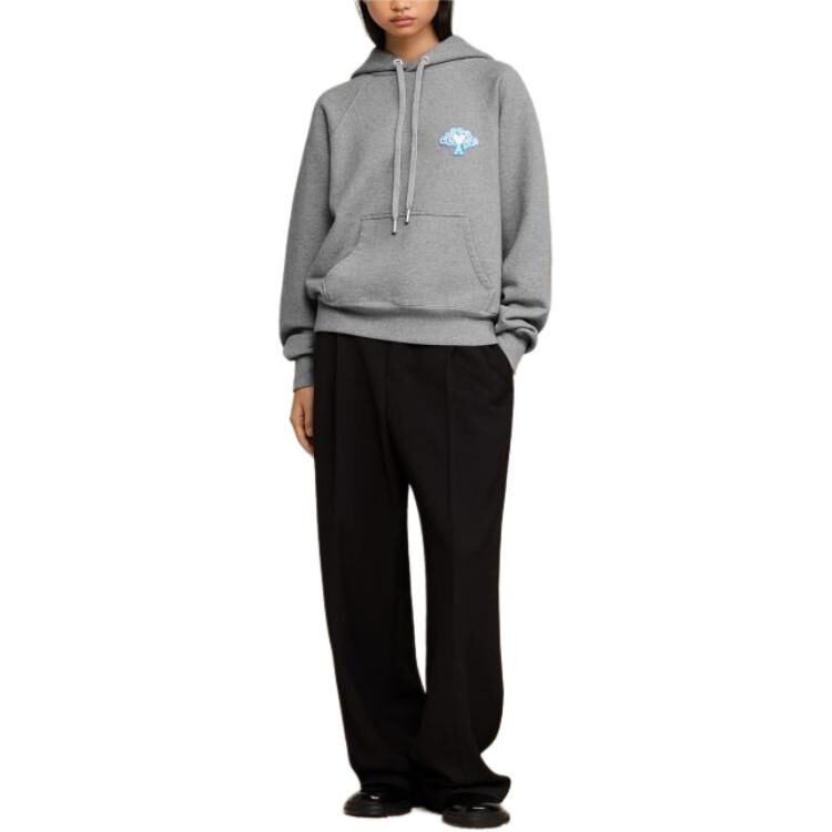 【代購】AMIPARIS SS24 Sweatshirt Unisex Smoke Gray SPUSW299747-055