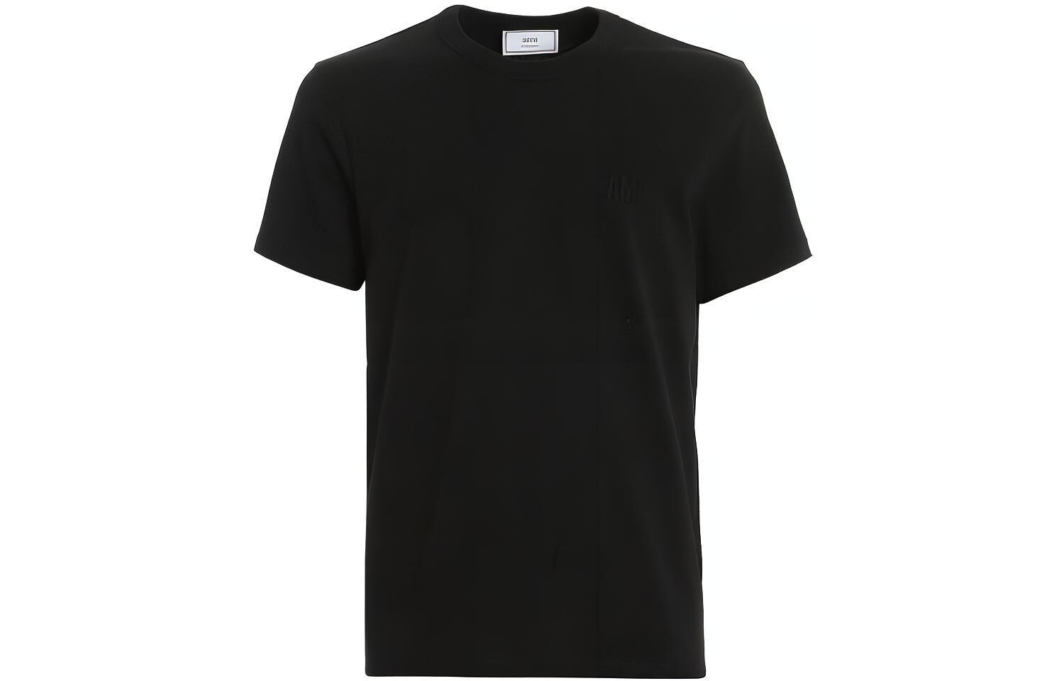【代購】AMIPARIS T Shirts Men's Black Crew Neck Moderate Other A20HJ100-720