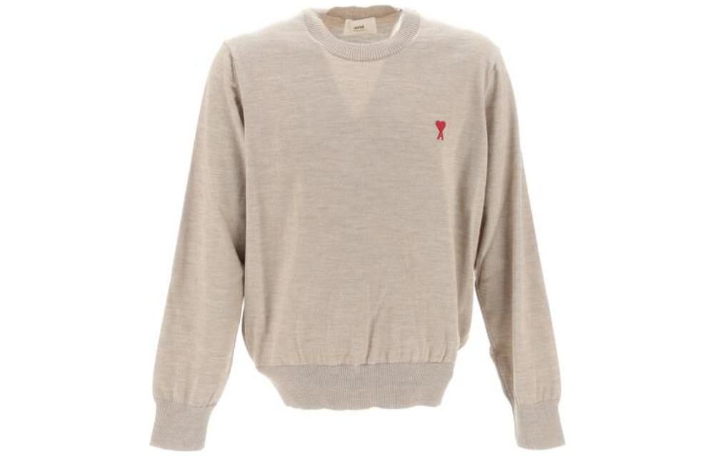 【代購】AMIPARIS Paris Ami De Coeur Logo Embroidered Crewneck Jumper HKS111KN0025265