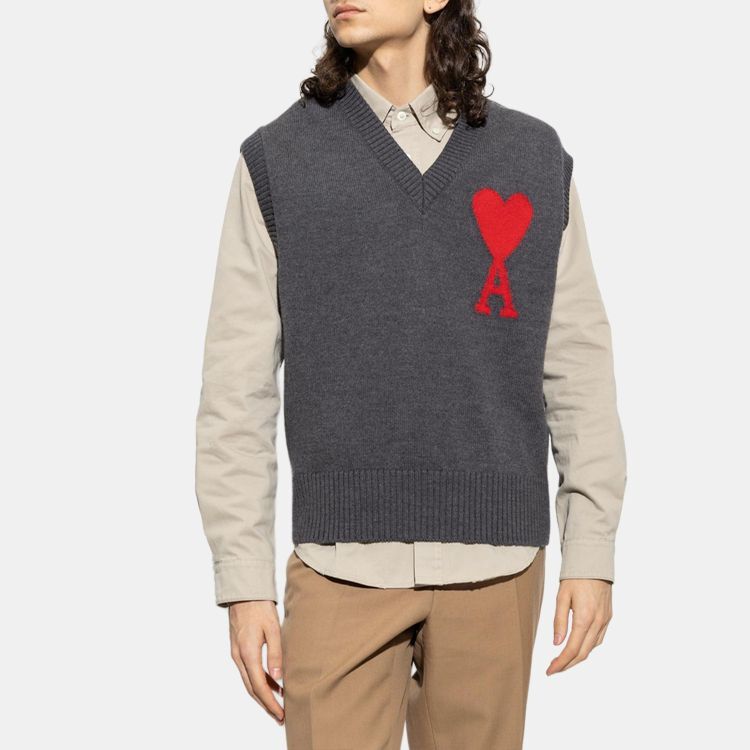 【代購】Amiparis Ami de Coeur knitted vest UKS702018-067