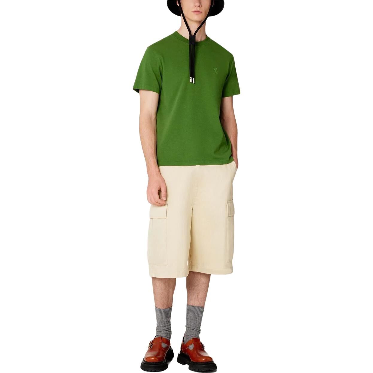 【代購】AMIPARIS Casual Shorts Men's Ecru HSO400CO0009-709