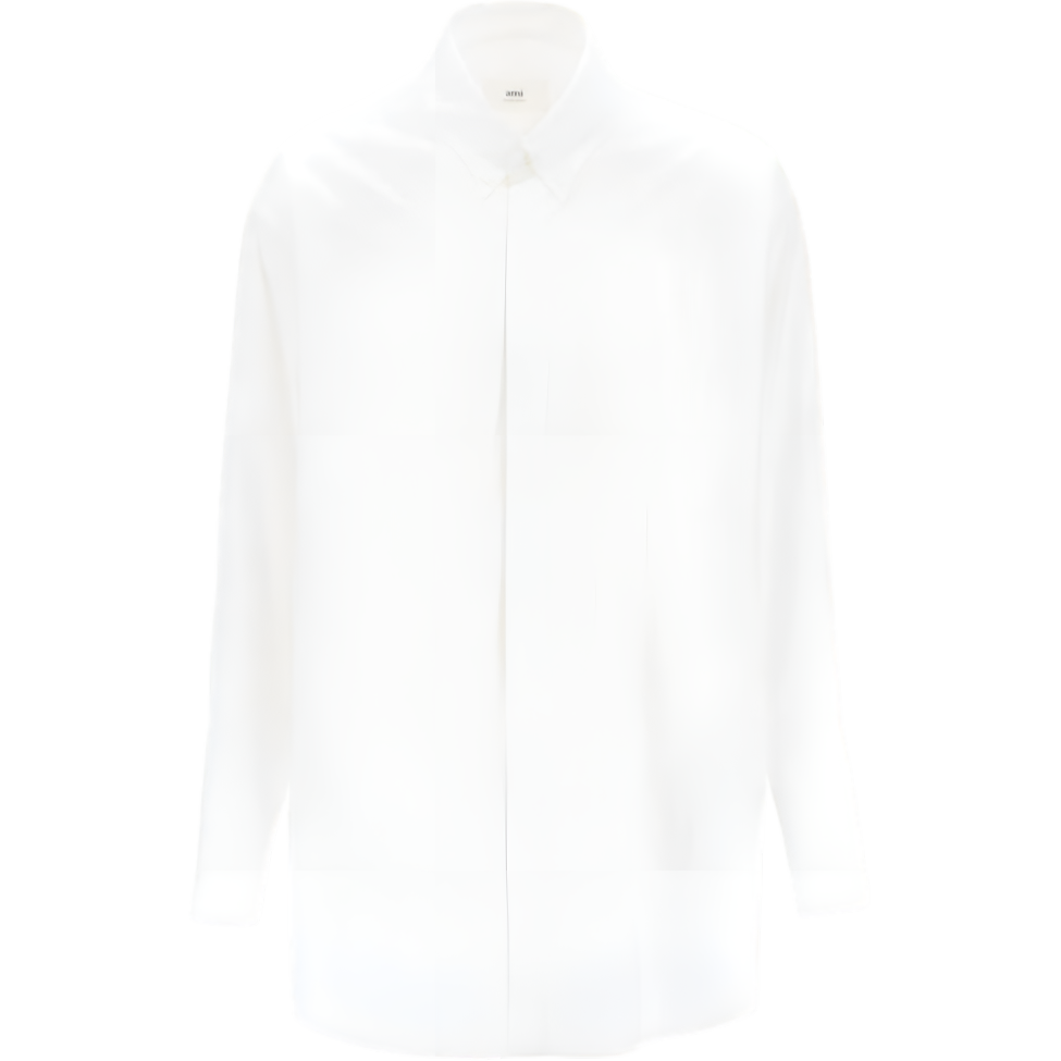 【代購】AMIPARIS Shirts Men's White Lapel Moderate USH129CO0045100
