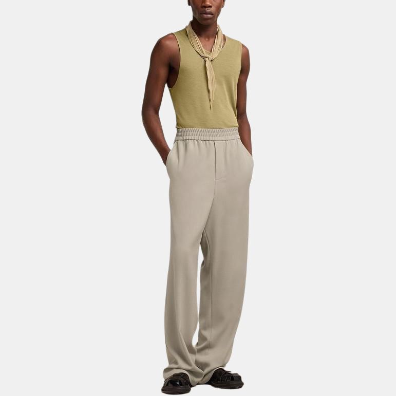 【代購】AMIPARIS SS24 Casual Pants Men's Light Taupe HTR211VI0007-2811