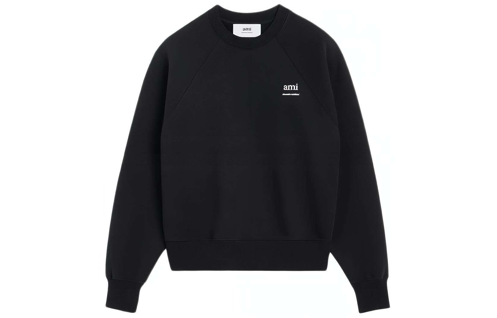 【代購】Ami Paris Logo Printed Crewneck Sweatshirt USW024747-001