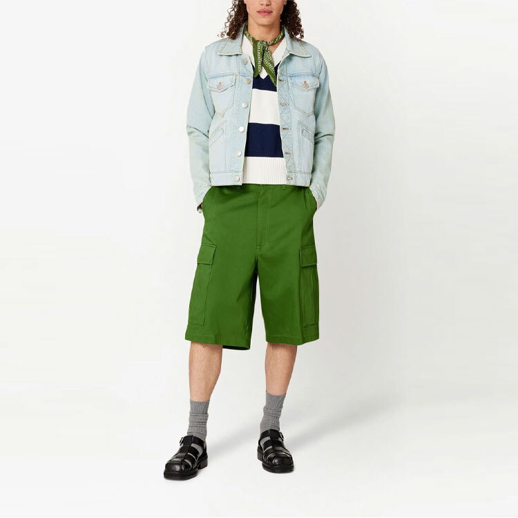 【代購】AMIPARIS Straight-leg Cargo Shorts HSO400CO0009311
