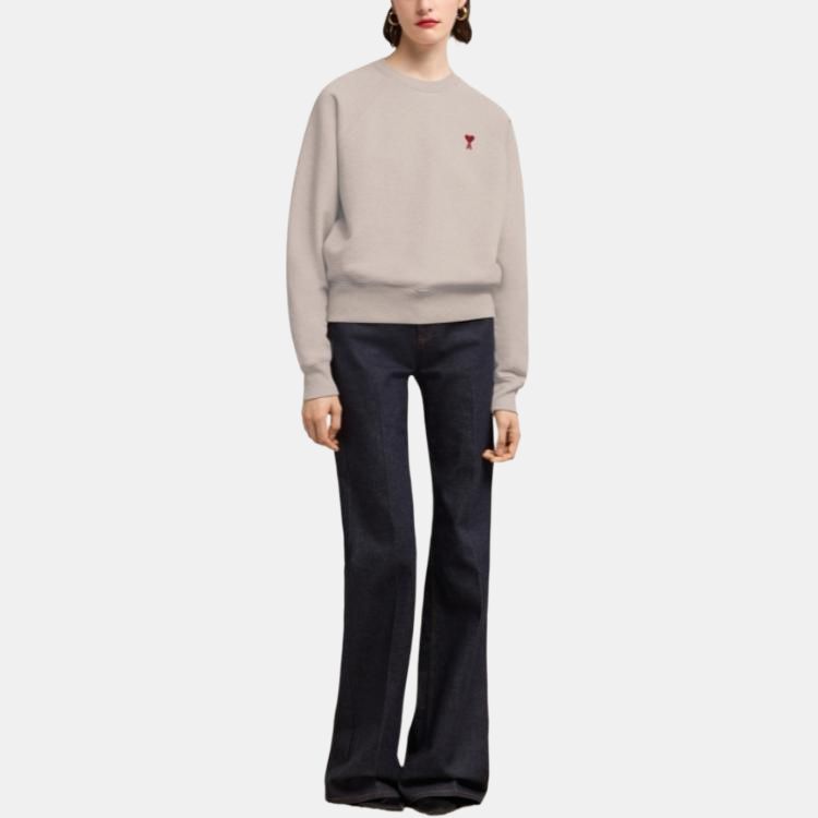 【代購】Ami Paris Ami De Coeur Logo Detailed Long Sleeved Sweatshirt USW005747-2712