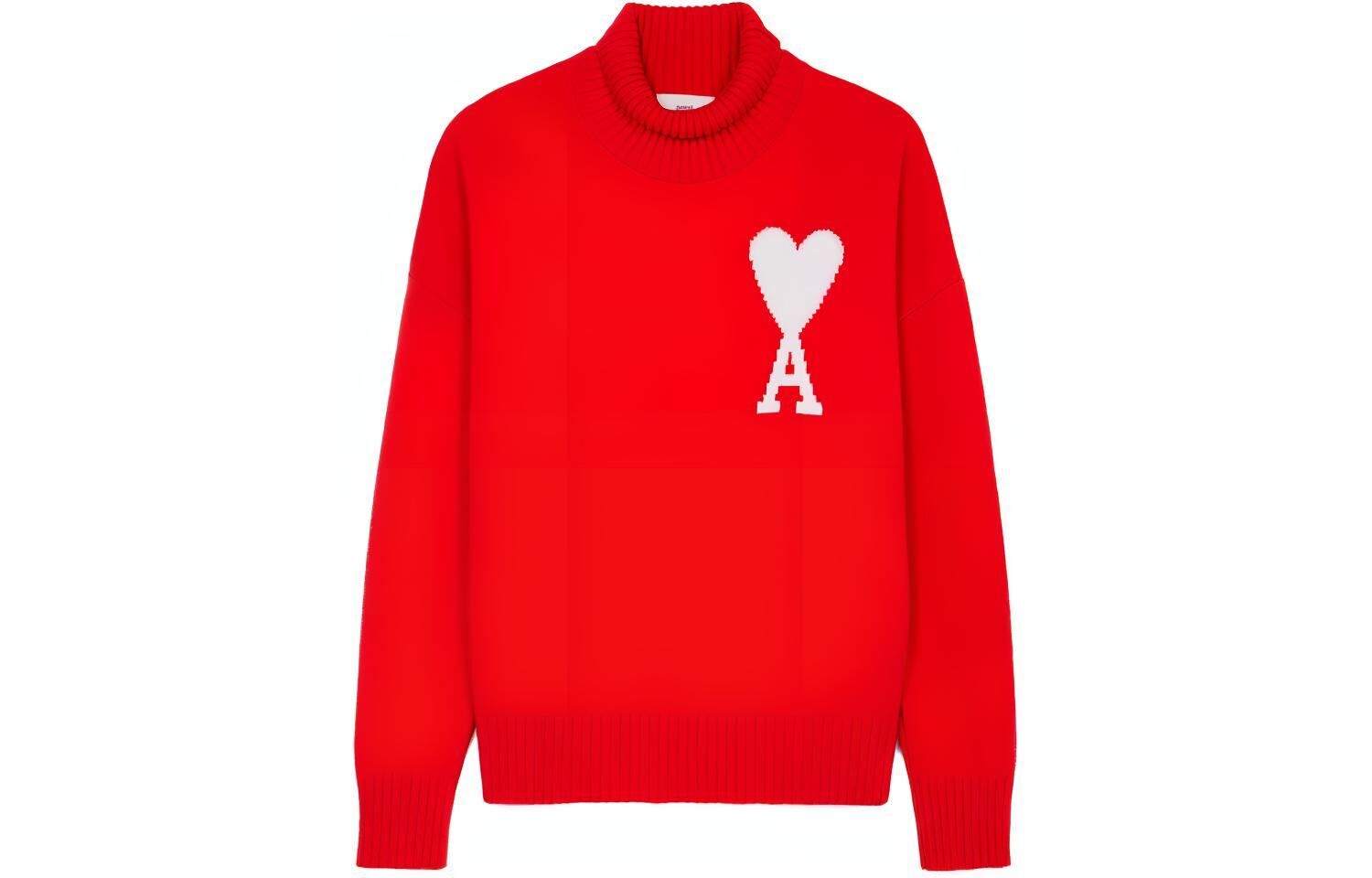 【代購】AMIPARIS FW21 Sweater Men's Red H21K213018-600