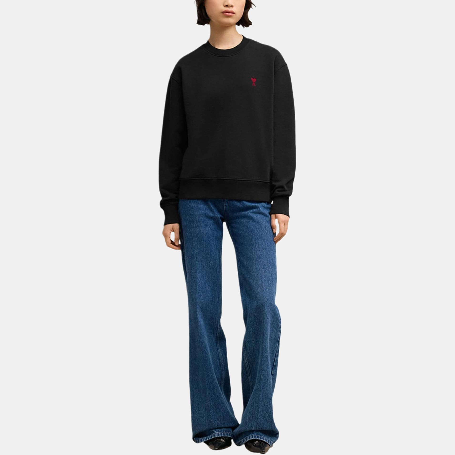 【代購】Amiparis Ami de Coeur sweatshirt BFUSW035730-BLACK