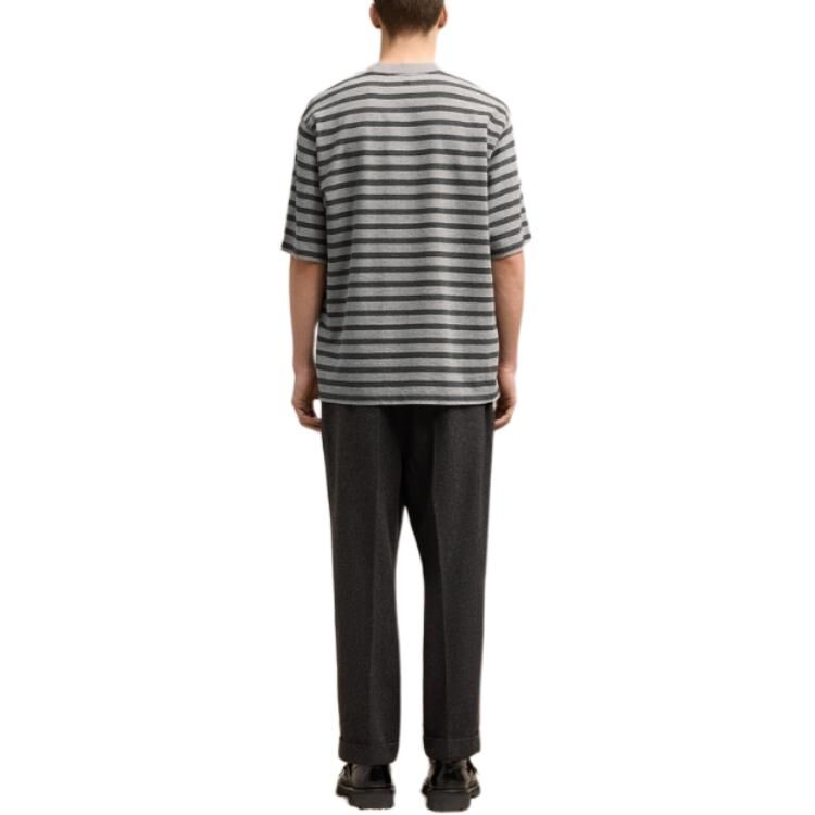 【代購】Ami Alexandre Mattiussi Striped Crewneck T-Shirt HTS045JE0084-0556