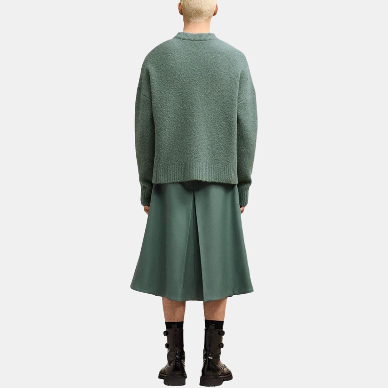 【代購】Ami Paris Ami De Coeur V neck Cardigan UKC025KN0032-GREEN