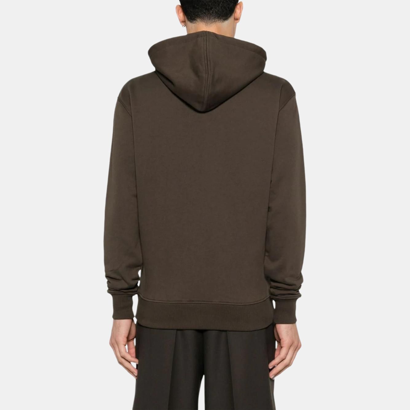 【代購】Ami Paris Ami De Coeur Hoodie USW435730-BROWN