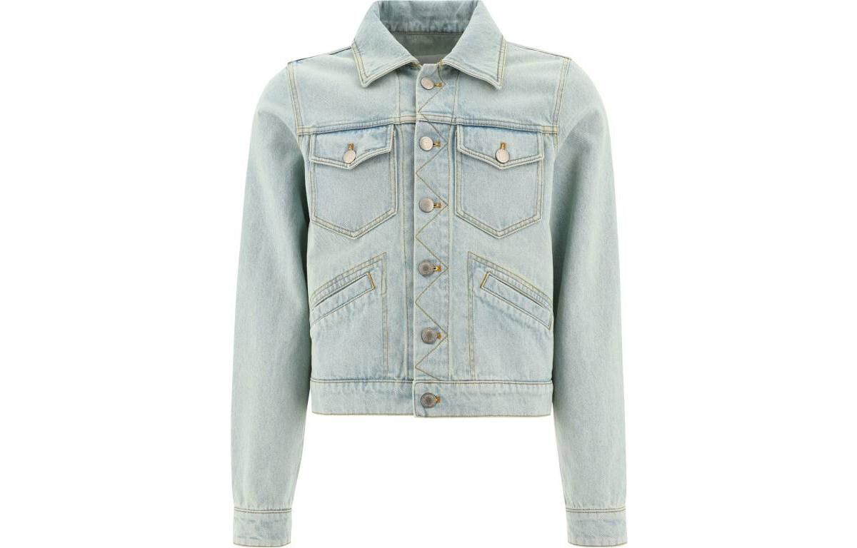 【代購】AMIPARIS Denim Trucker Jacket HJK207DE0002448