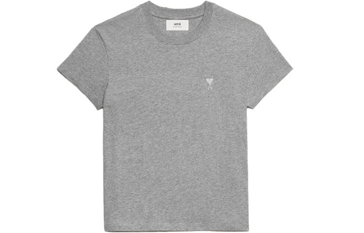 【代購】Ami Paris Logo Embroidered Crewneck T Shirt UTS003724-055