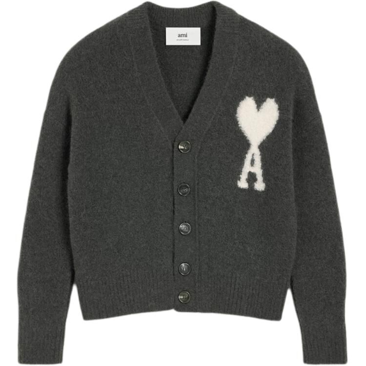 【代購】Ami Off White Adc Cardigan UKC025KN0032-061