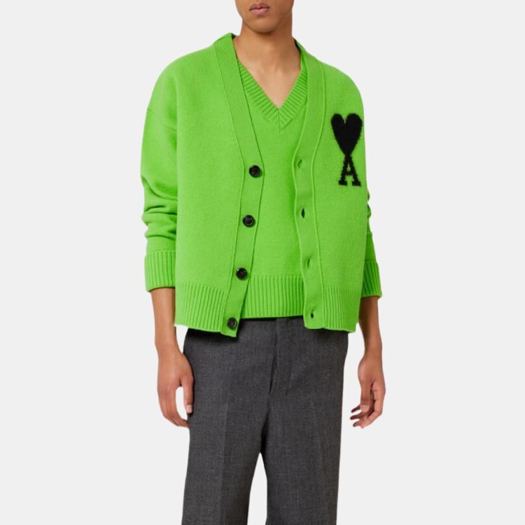 【代購】AMIPARIS FW22 Sweater Unisex Green UKC002-018324