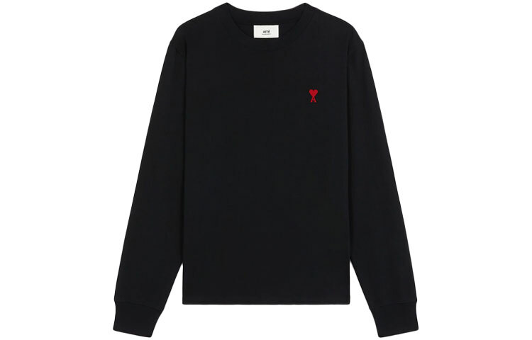 【代購】Ami Long Sleeve T Shirt A21HJ005701-001