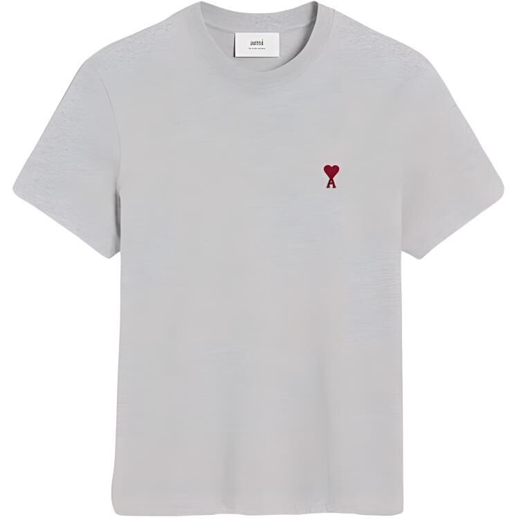 【代購】Ami Paris Logo Embroidered Crewneck T Shirt BFUTS035724-0951