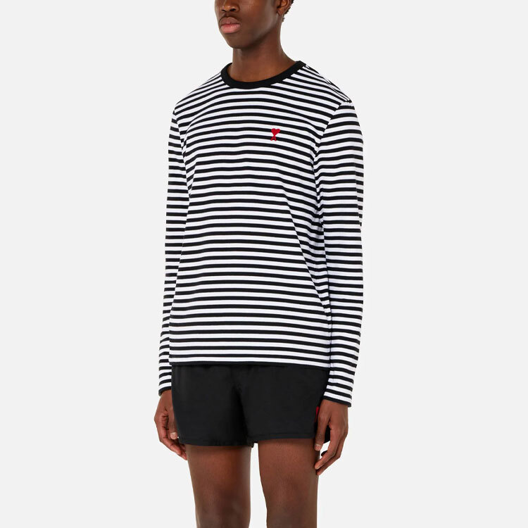 【代購】AMIPARIS De Coeur Marinière T-Shirt A21HJ10672-004