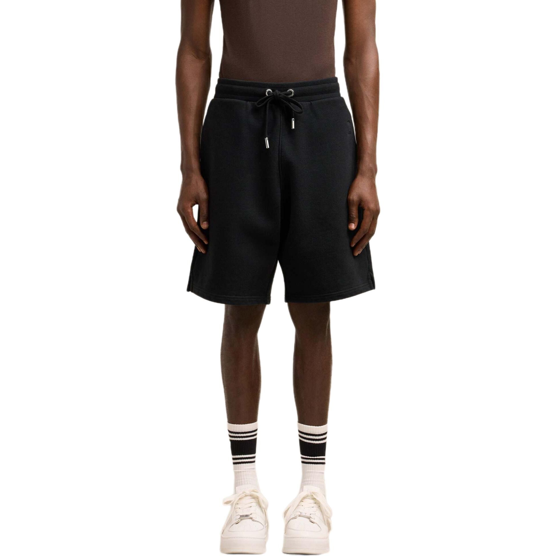 【代購】AMIPARIS Paris Ami De Coeur Logo Embroidered Drawstring Shorts USO640JE0091-001