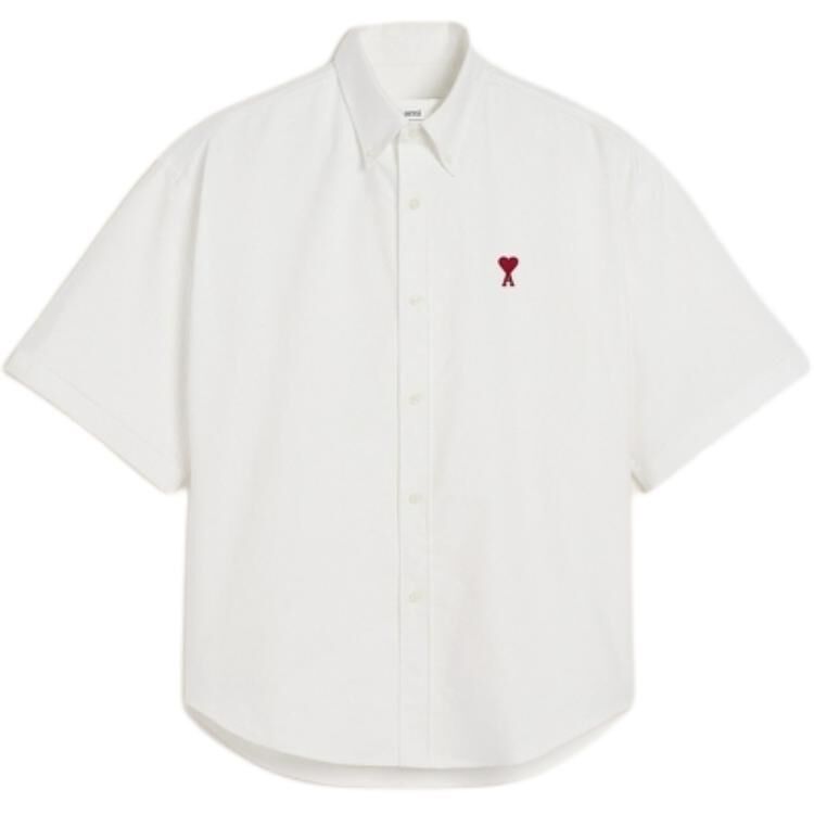 【代購】Ami Paris Ami De Coeur Logo Embroidered Shirt HSH230CO0031-168
